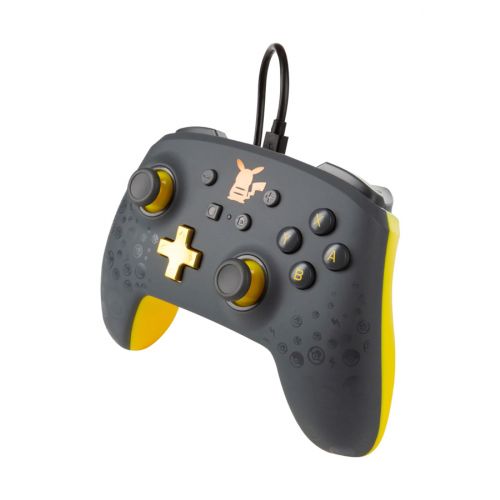 N.S: PowerA Enhanced Wired Controller -  Pokmon: Pikachu Grey