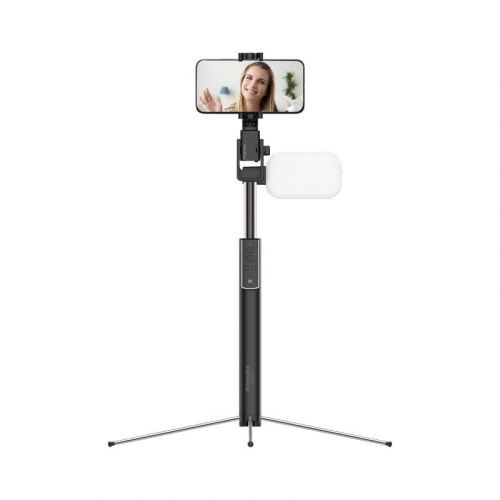 PROMATE MediaPod Remote Motion Controlled Selfie Stand with LED Light