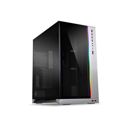 LIAN LI O11 Dynamic XL ROG Full Tower Case - Silver/Black