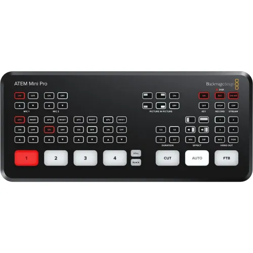 BLACKMAGIC DESIGN SWATEMMINIBPR ATEM MINI PRO HDMI LIVE STREAMING SWITCHER