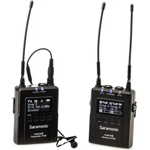 SARAMONIC UWMIC9S KIT1 CAMERA-MOUNT WIRELESS OMNI LAVALIER MICROPHONE SYSTEM