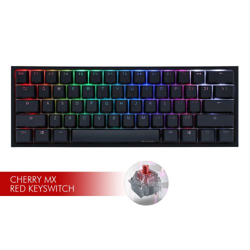 DUCKY CHANNEL ONE2 MINI GAMING (USB) KEY BOARD - CHERRY RGB RED SWITCH