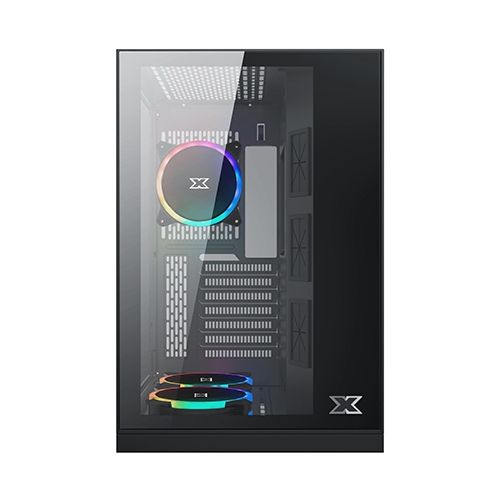 Xigmatek Aquarius S Tempered Glass ATX Case - Black