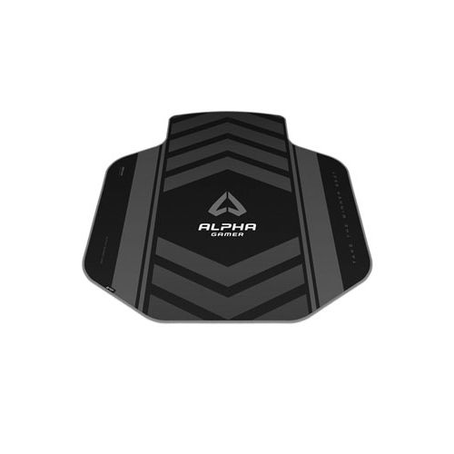 Alpha Gamer Decan Extended Gaming Chair Floor Mat Black