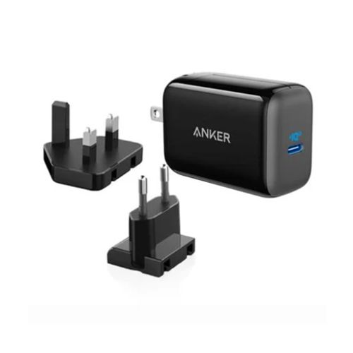 Anker PowerPort lll 65W Pod (Fast Charger with Worldwide Plug Set) - Black