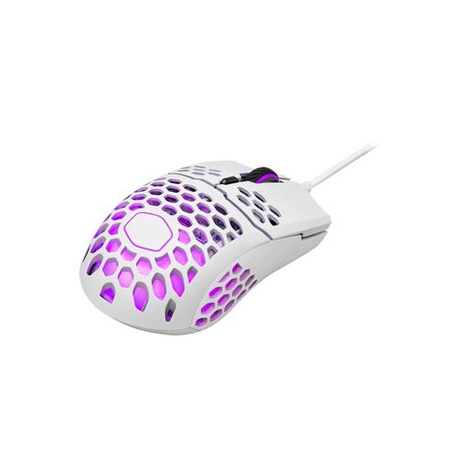 COOLER MASTER MM711 RGB GAMING MOUSE - MATTE WHITE