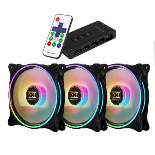 xigmatek Galaxy II Pro 3 Fan Pack (3x AT120 ARGB Fans)