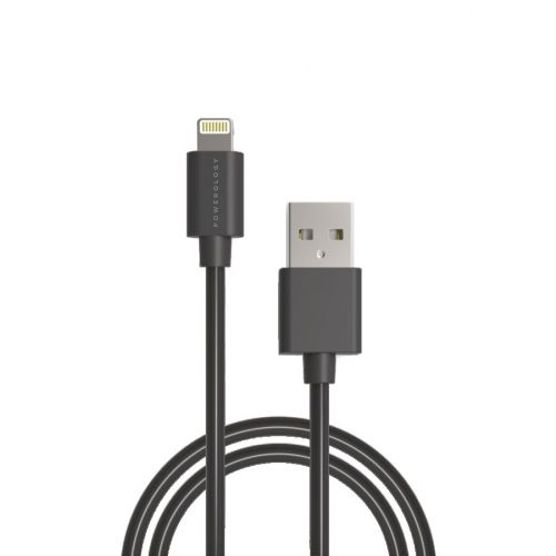 Powerology Data&fast Charge(3m) USB To Lighting Cable - Black