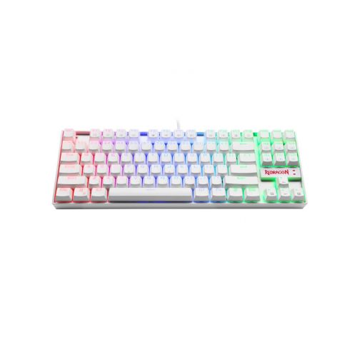 Redragon Kumara RGB  Mechanical Gaming Keyboard, Blue Switches - White