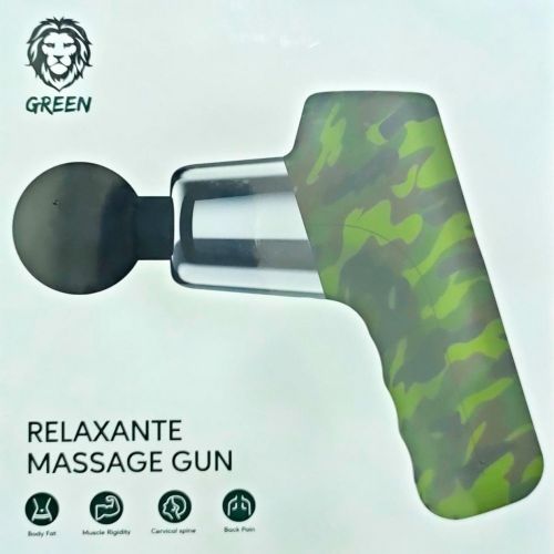 Green Relaxante Portable Massage Gun 2500mAh - Green