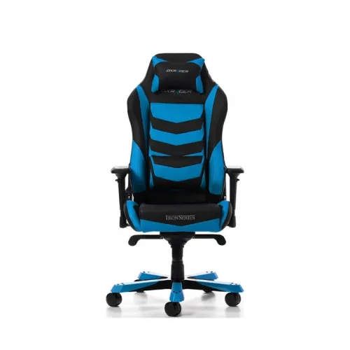 DXRacer Iron Series With Multifunctional Control Unit, 4D Armrests, Headrest And Lumbar Cushions Gaming Chair - Black/Blue