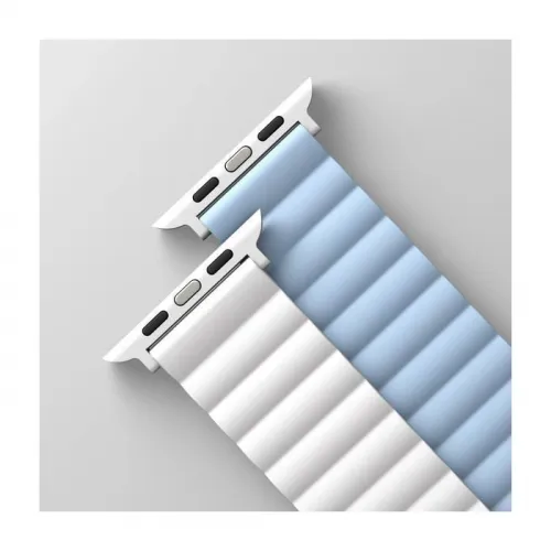 Uniq Revix Reversible Magnetic for Apple Watch Strap 42/44/45mm Artic (White/Blue)