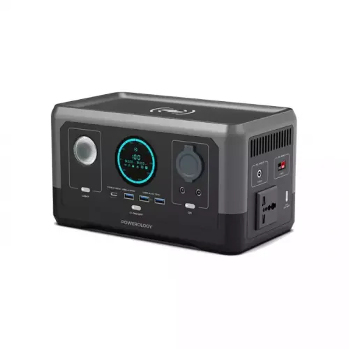 Powerology Portable Power Generator Fast Charging 76800mah 300w - Black