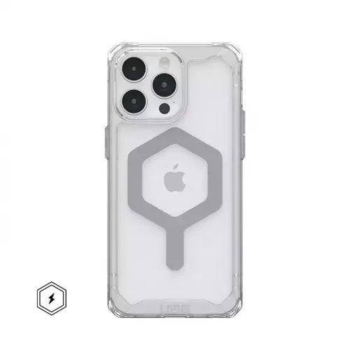 Uag Plyo For Magsafe Iphone 15 Pro Max Case - Ice/silver