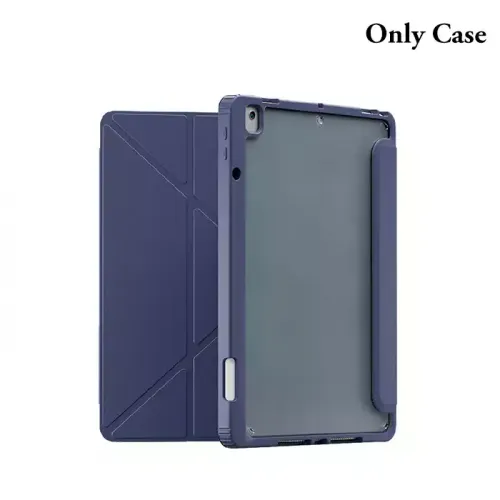 Levelo Conver Hybrid Leather Magnetic Case For Ipad 10.2-inch - Blue