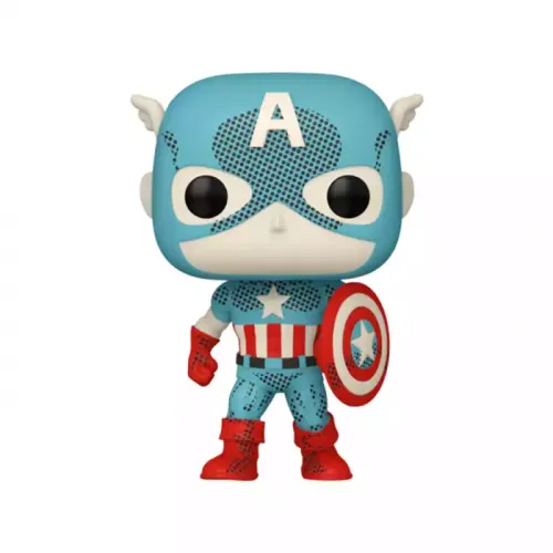 Funko Pop: Marvel- Captain America (Retro Reimagined) (D100) (Exc)