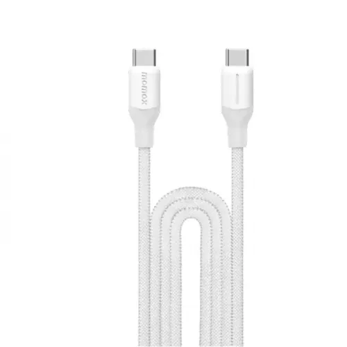 Momax 1-link Flow Cc 100w Usb-c Braided Cable (3m) - White