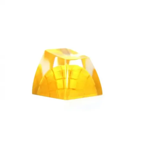 Zomoplus Vergo Customized SA R1 Profile Resin Mango Keycap For Mechanical Gaming Keyboard - Yellow