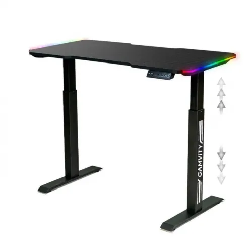 Gamvity Rgb Standing Gaming Electric Height Adjustable Desk 120x60(72-120) - HSSL2-1200