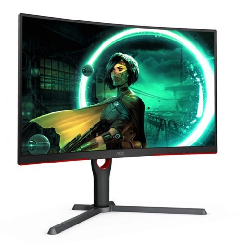 AOC CQ27G3S 27 Inch 165Hz HDMI 2.0 QHD Curved Gaming Monitor - 28161