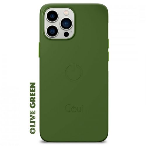 Goui Magnetic Cover For iPhone 12 Pro Max  - Olive Green