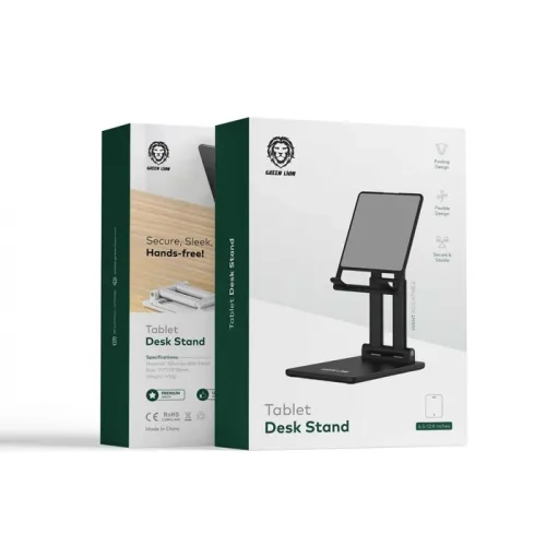 Green Lion Tablet Desk Stand - Black