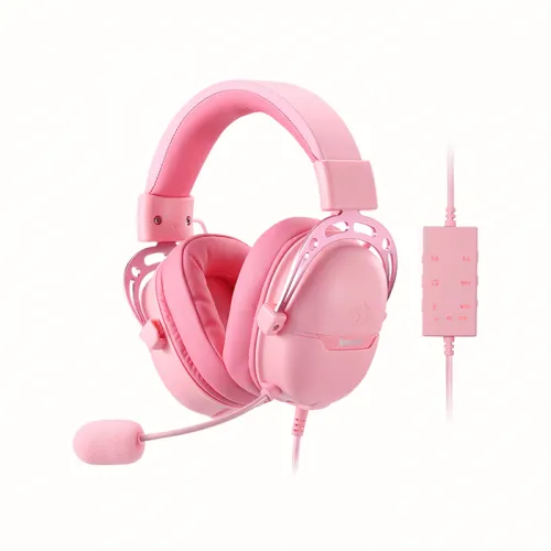 Redragon H376 Aurora Wired Gaming Headset - Pink