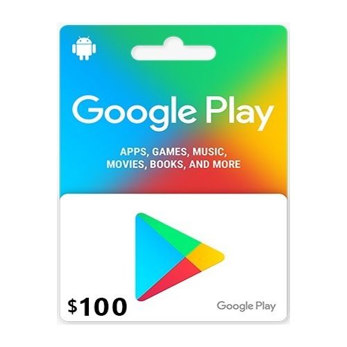 GOOGLE PLAY CARDS $100 USA ACCOUNT (instant SMS delivery)