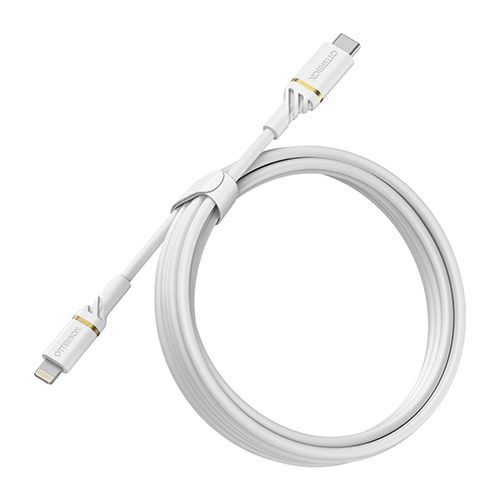 Otterbox Lightning to USB-C Fast Charge Cable - Standard- 2m - White