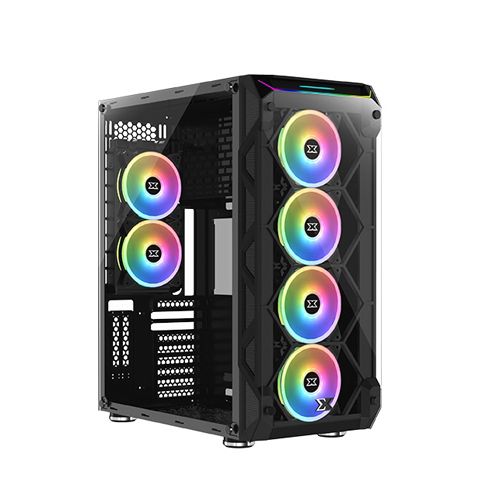 XIGMATEK OVERTAKE RGB Tempered Glass ATX Case