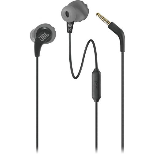 JBL Endurance RUN Sweatproof Wired Sports In-Ear Headphones - Black