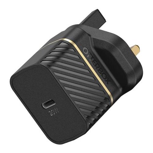 OtterBox UK Wall Charger 20W – 1X USB-C 20W USB-PD - Black