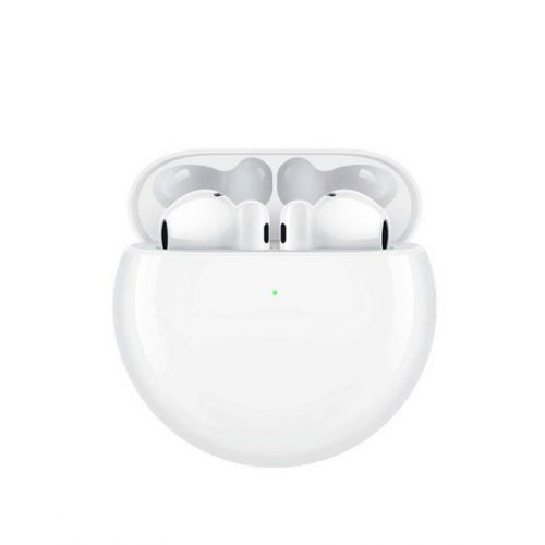 Huawei Freebuds 4 - Open-fit Active Noise Cancellation 2.0 High Resolution Sound - Ceramic White