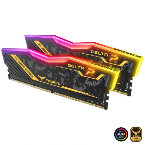 Team T-force 16GB (8x2) DELTA TUF 3200MHz DDR4 RGB Gaming Memory