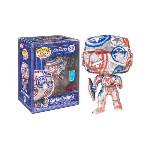 Funko Pop! Art Series: Marvel Avengers Captain America (EXC) - 32