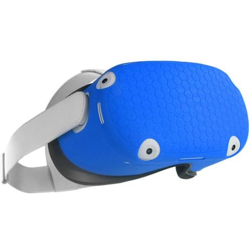 Oculus Quest 2 VR Shell Front Face Protector Cover Anti Scratch Anti Dust Anti Shock-Blue