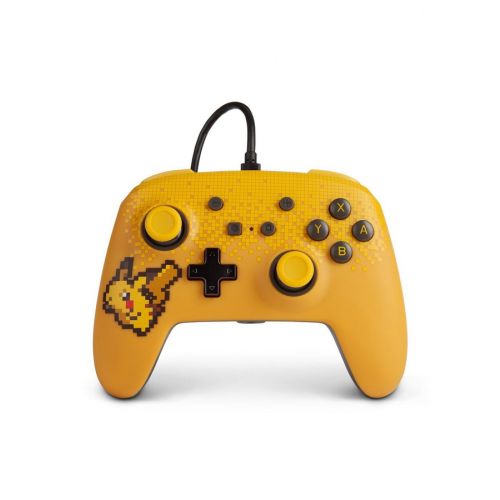 N.S: PowerA Enhanced Wired Controller - Pokemon  Pixel Pikachu