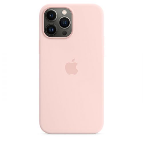 Apple iPhone 13 Pro Max Silicone Case with MagSafe - Chalk Pink