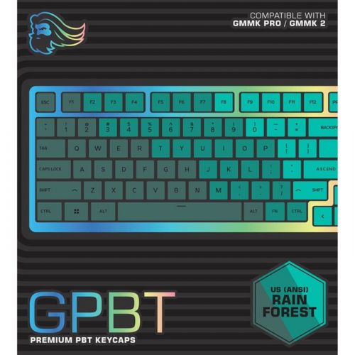 Glorious Premium PBT Key Caps - Rain Forest