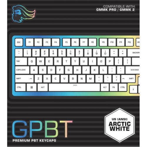 Glorious Premium PBT Key Caps - White