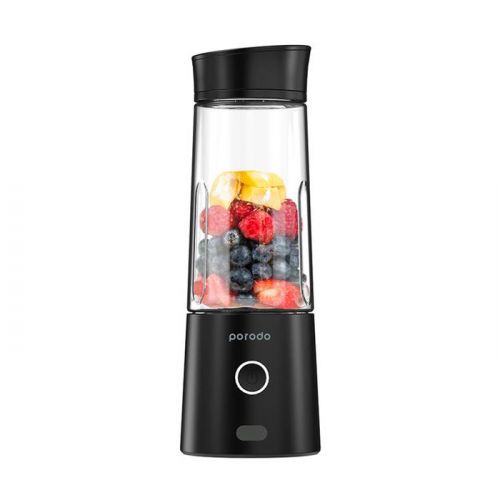 Porodo Lifestyle 6-Blade Portable Juicer 400mL 126W - Black