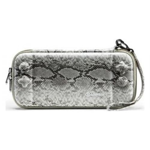 Tomtoc Nintendo Switch Slim Case - Silver Python