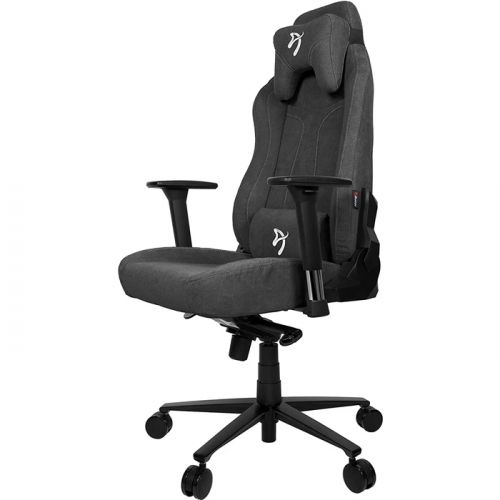 Arozzi - Vernazza Soft Fabric Gaming Chair - Dark Gray