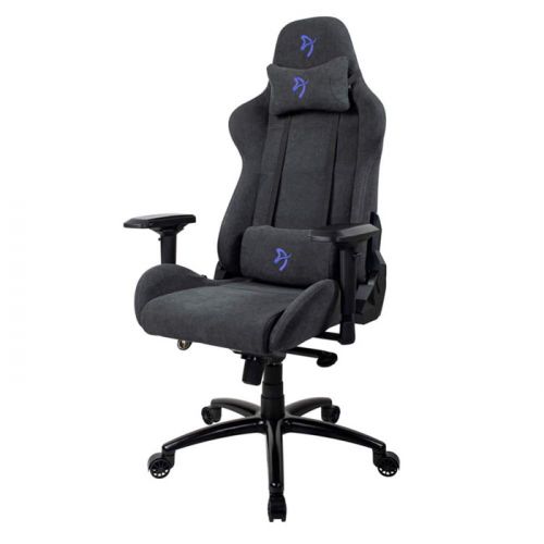 Arozzi Verona Signature Soft Fabric Gaming Chair - Blue Logo