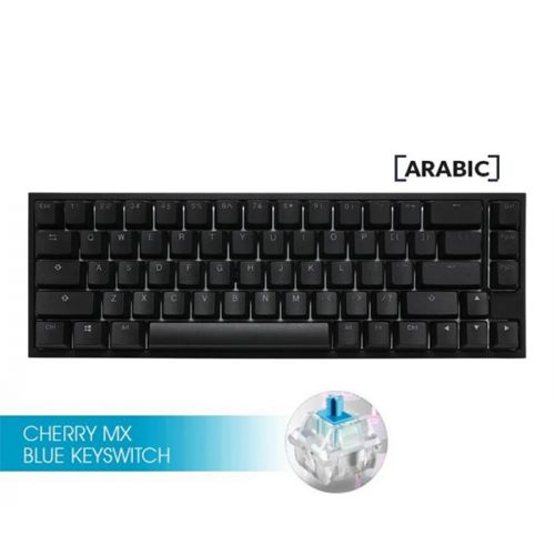 Ducky One 2 SF English/Arabic Gaming Keyboard - Black - Blue Switch