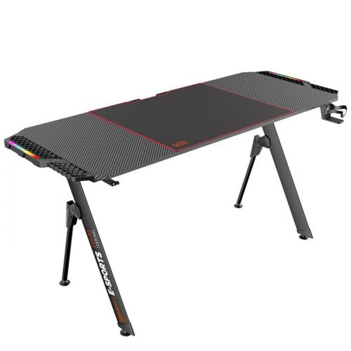 Porodo Gaming E-Sports RGB Desk - Black