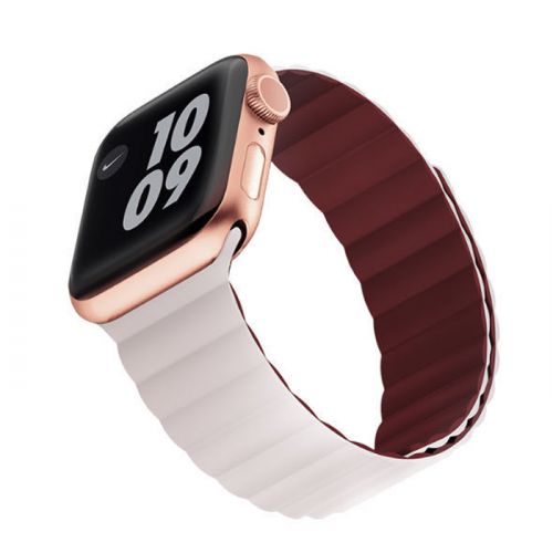 Viva Madrid Cosmo Magnetic Strap for Apple Watch 42/44mm - Pink/Burgundy