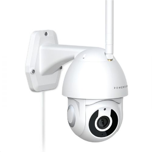 Powerology Wifi Smart Outdoor Camera 360 Horizontal and Vertical Movement - White