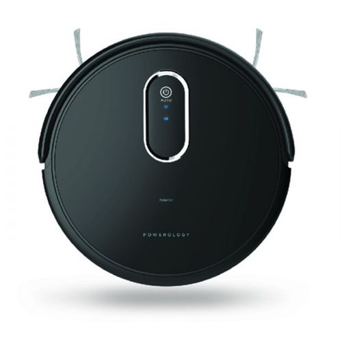 Powerology Smart Robotic Vacuum Cleaner 2600mAh 20W - Black