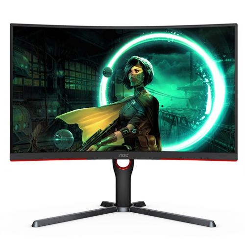 AOC C27G3 27inch FHD 165Hz, 1ms Curved Gaming Monitor - Black